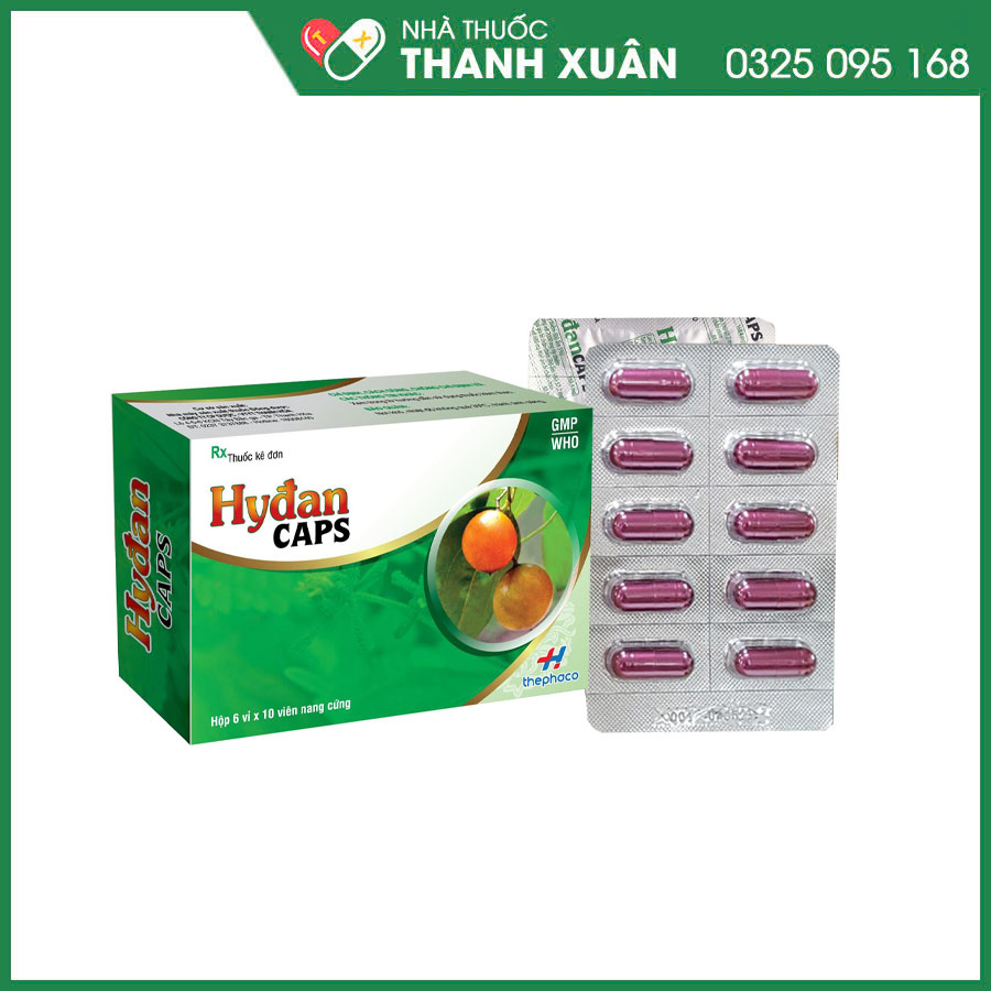 Hyđan Caps thuốc giảm đau do viêm đa khớp dạng thấp, đau nhức xương khớp, đau dây thần kinh liên sườn